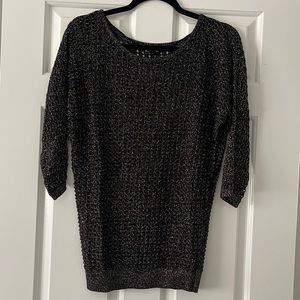 Express sheer shimmer sweater